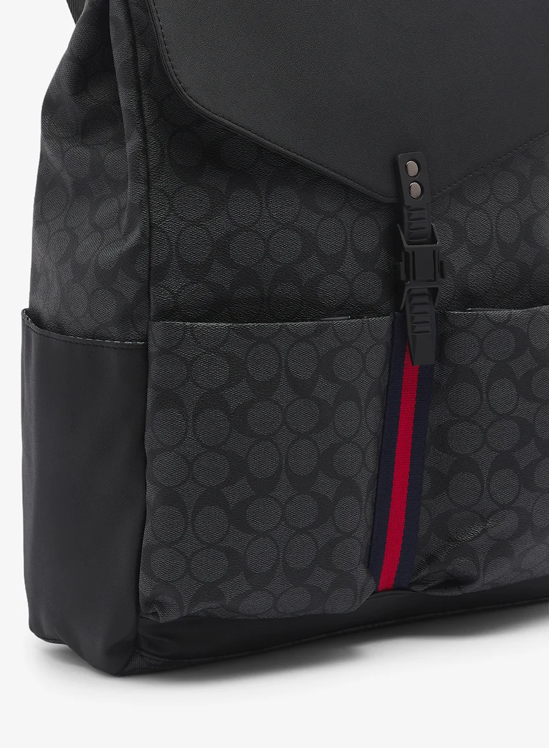 روبرت وود حقائب ظهر كاجوال بقفل ملفوف